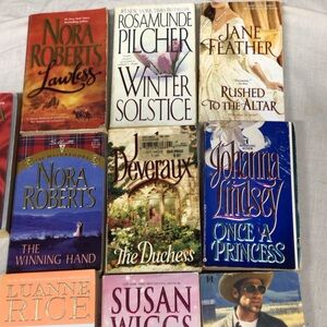 10 Assorted Romance Paperback Book Lot - Colorful Covers#8